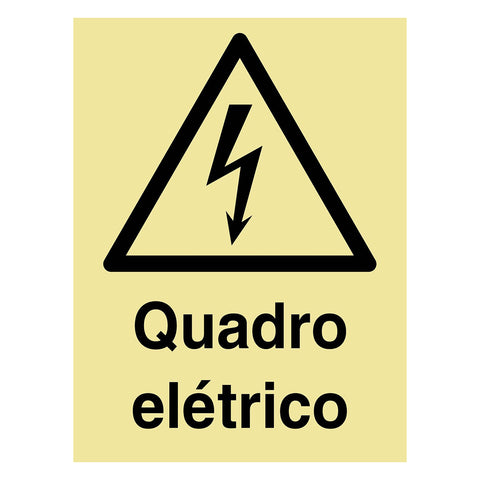Sinal Quadro Elétrico